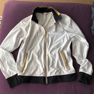 Lululemon zip up mesh jacket
